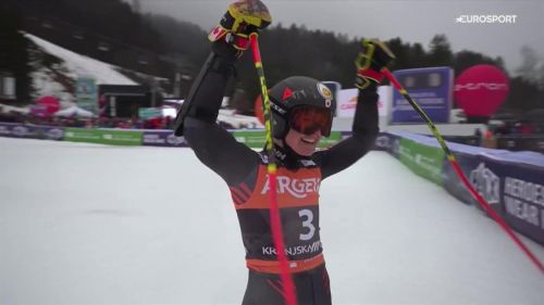 Valerie grenier da applausi: suo il gigante di kranjska gora, rivedi la manche decisiva