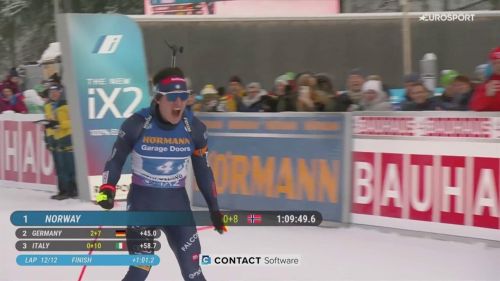 Italia, altro podio in staffetta! finale pazzesco di giacomel a ruhpolding, rivivilo