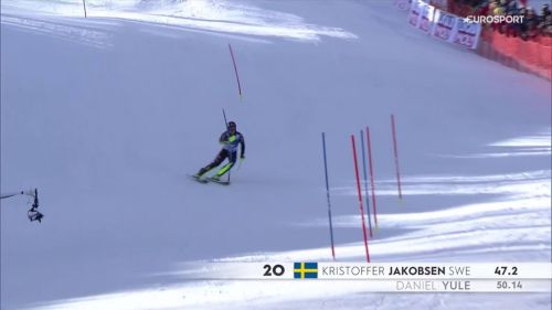 Kristoffer jakobsen è la sorpresa di kitzbühel: va in testa nello slalom dopo la prima manche!