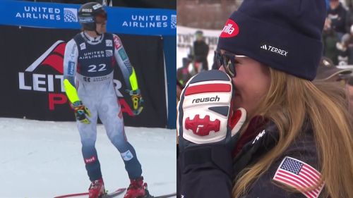 Aleksander aamodt kilde torna dopo 684 giorni, mikaela shiffrin in lacrime al traguardo. il video della parte finale della gara