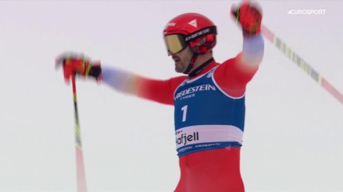 Meillard vince il gigante di hafjell, il video della seconda manche