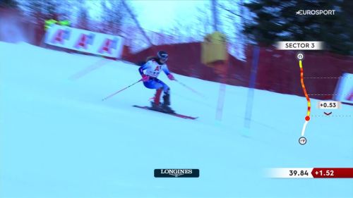 La prima manche di martina peterlini nello slalom di semmering