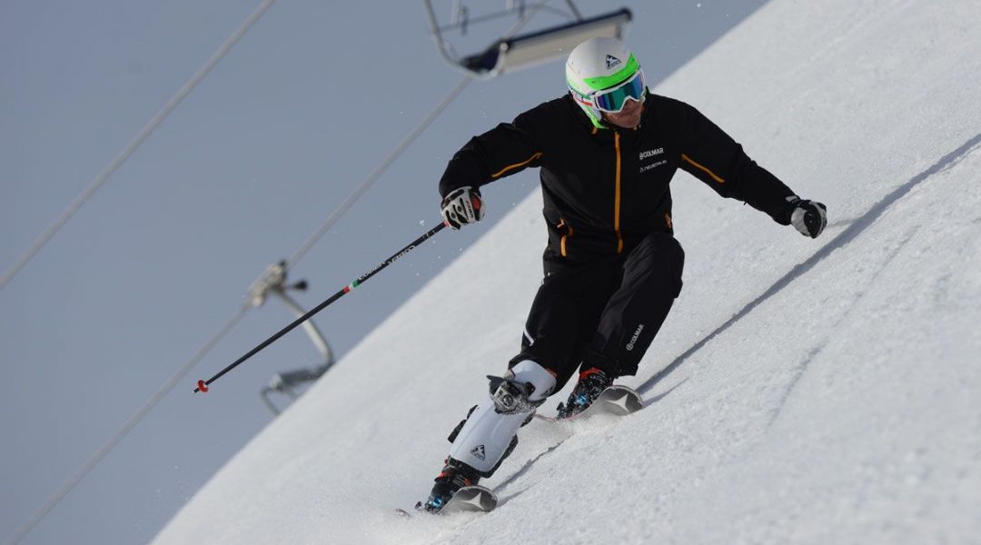 Andrea Odinotte al test di Atomic Redster Doubledeck 3.0 SL (2016)