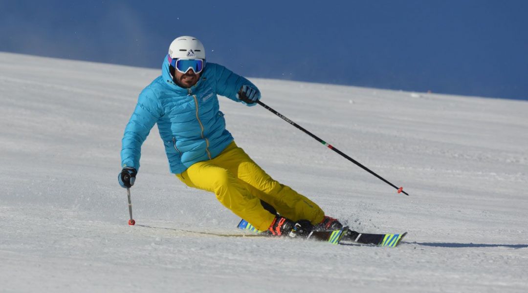 Stefano Casalino al test di Salomon X-race LAB 182 (2017)