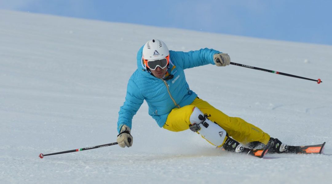 Tiziano Riva al test di Dynastar Speed WC master (R21 wc) (2017)