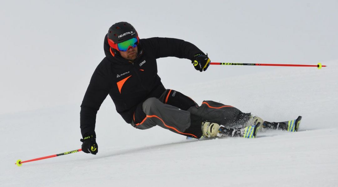 Rolando Bertolina al test di Salomon X-race Lab 165 SL (2018)