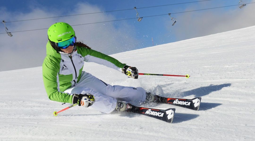 Isabel Anghilante al test di Nordica Dobermann SLR (2018)