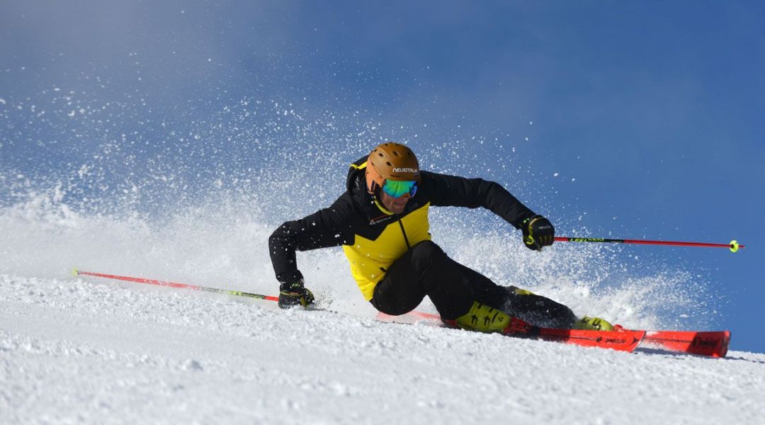 Alex Favaro al test di Atomic Redster S9 (2018)