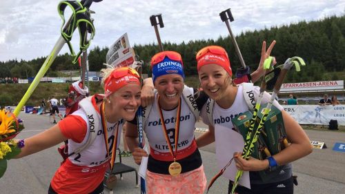 Vanessa Hinz e Simon Schempp vincono gli inseguimenti dei campionati tedeschi