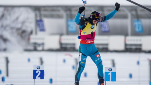 La nona sinfonia di Martin Fourcade, sua anche la sprint di Ruhpolding