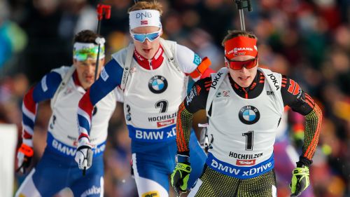 Mondiali Hochfilzen - Corsa alla Mass Start Maschile. Dominik Windisch in bagarre