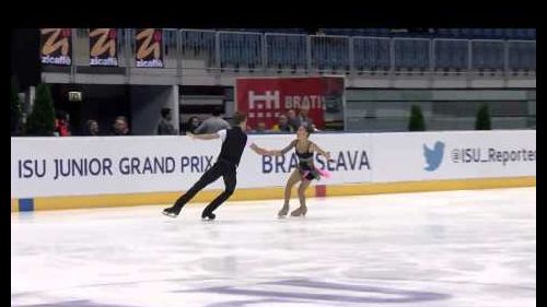 Sofia shevchenko/igor eremenko (rus) - jgp bratislava 2015 - free dance