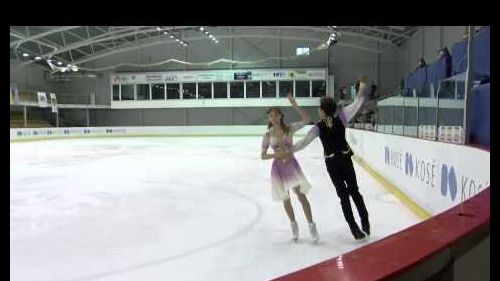 Angelique abachkina / louis thauron (fra) - jgp riga 2015 - short dance