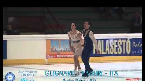 Charlene guignard / marco fabbri (ita) - lombardia trophy 2015 - short dance