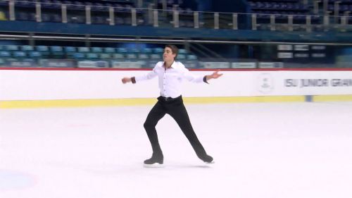 Nicolas nadeau (can) - jgp zagreb 2015 - short program
