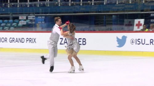 Sara ghislandi / giona terzo ortenzi (ita) - jgp zagreb 2015 - short dance