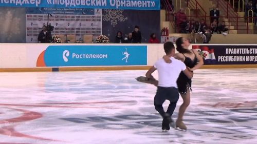 Natalia kaliszek / maksim spodirev (pol) - mordovian ornament 2015, saransk - free dance