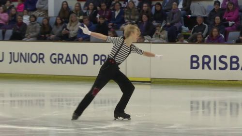 Daniel grassl (ita) - junior grand prix 2017, brisbane - free skate