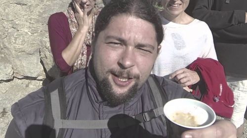 La macchina da caffè posizionata a quota 1.813 metri