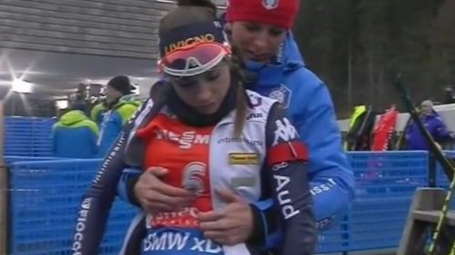 Dorothea wierer gets third place in ruhpolding pursuit 2016