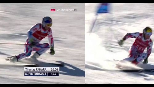 Il duello tra hirscher e pinturault nel gigante di kranjska gora 2016