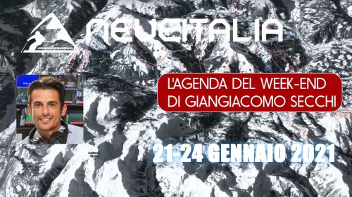 L'agenda del week-end di giangiacomo secchi -21 -24 gennaio 2021