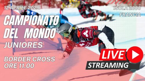 Live | isola 2000 | campionato del mondo juniores 2025 | snowboard cross