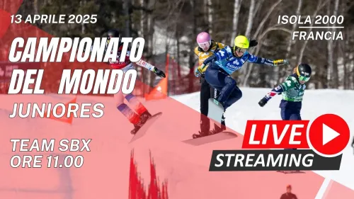 LIVE | Isola 2000 | Campionato del mondo juniores 2025 | Snowboard Cross - Team
