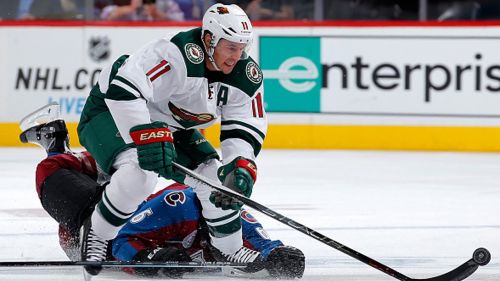 Parise nets hat trick against avalanche