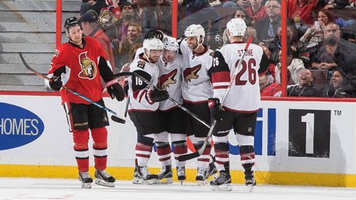 Hat trick di boedker contro i senators