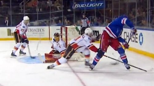 Il goal di lindberg contro i flames