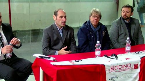 L'annuncio di pat curcio nella conferenza stampa post partita