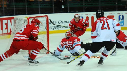 Poland vs. austria - 2016 iihf ice hockey world championship division i group a