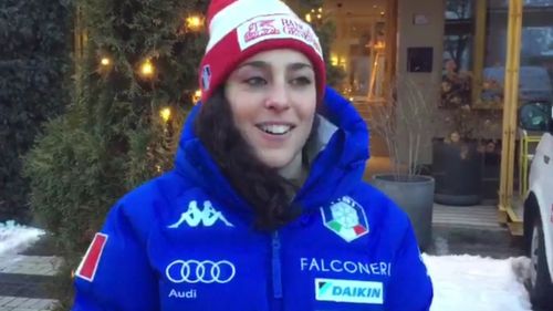 Tutta la gioia di federica brignone