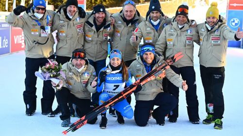 Biathlon, la classifica di Coppa del Mondo dopo Anterselva. Dorothea Wierer 6a nella overall e pettorale rosso nella Mass
