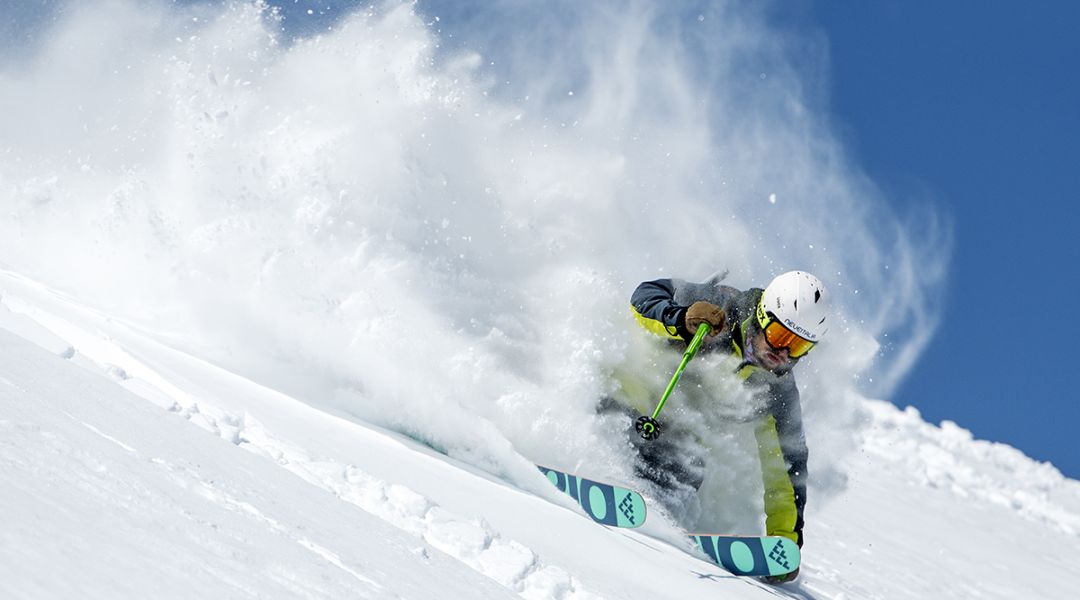 Alberto Magri al test di Blackcrows Atris (2022)