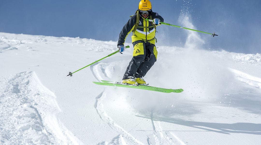 Alberto Sugliano al test di Elan Ripstick Tour 88 (2023)