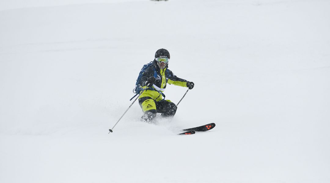Luca Marchetti al test di Fischer Hannibal 96 Carbon (2023)