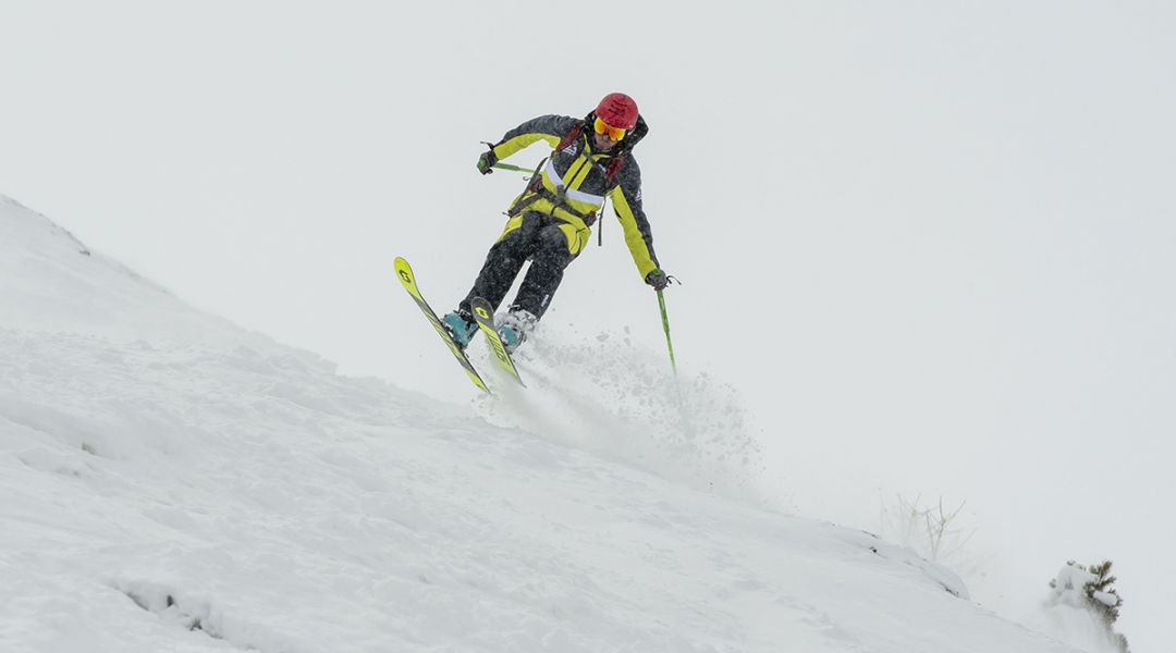 Federico Mezzavilla al test di Scott Pure Mission 98 Ti (2023)