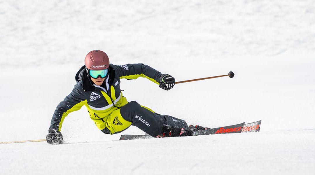 Davide Marinelli al test di Nordica Promachine 130 GW (2024)