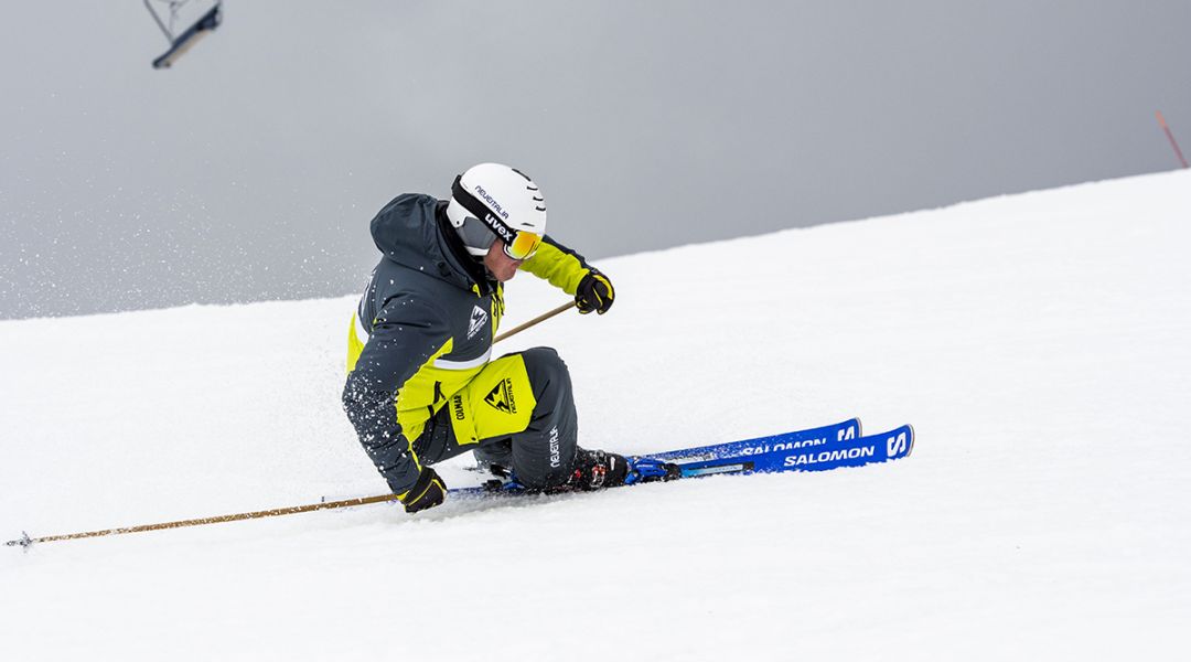 Riccardo Nardelli al test di Salomon S/Race GS 12 (2023)