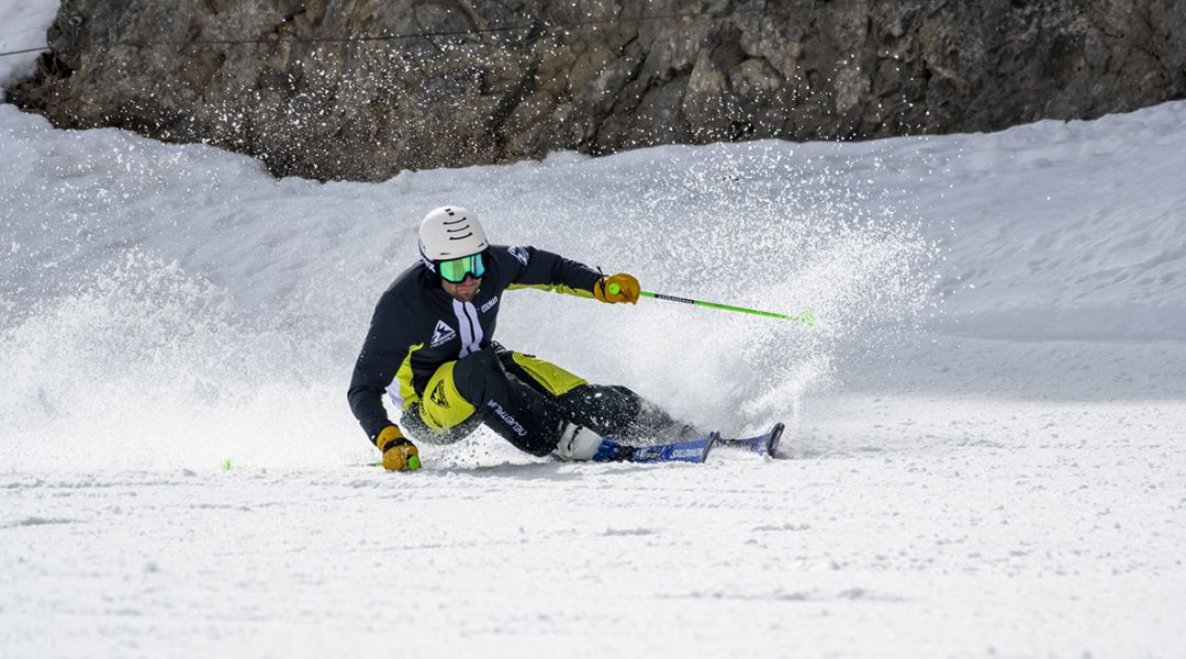 Gianluca Branciaroli al test di Salomon S/Race GS 12 (2023)