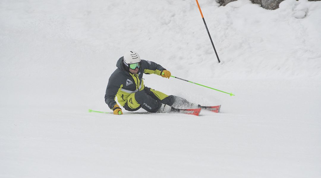 Gianluca Branciaroli al test di Atomic Redster S9 Revoshock S (2023)