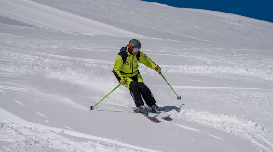 Andrea Ferrari al test di Salomon QST X (2025)