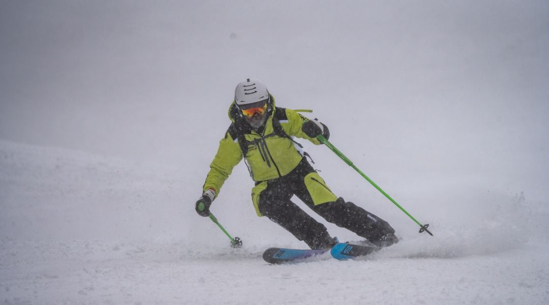 Franz Carrara al test di Salomon QST ECHO 106 (2025)