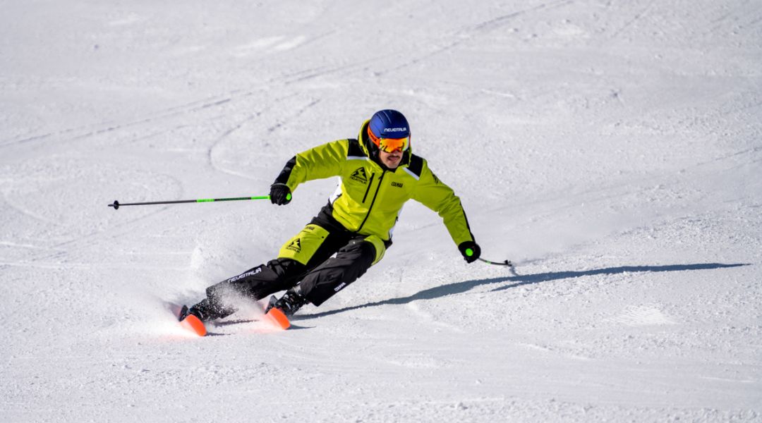 Riccardo Giacomel al test di Rossignol Forza 70+ Master (2025)