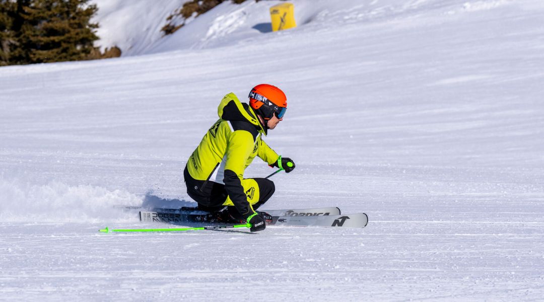 Riccardo Giacomel al test di Nordica Dobermann Multigara DC FDT (2026)