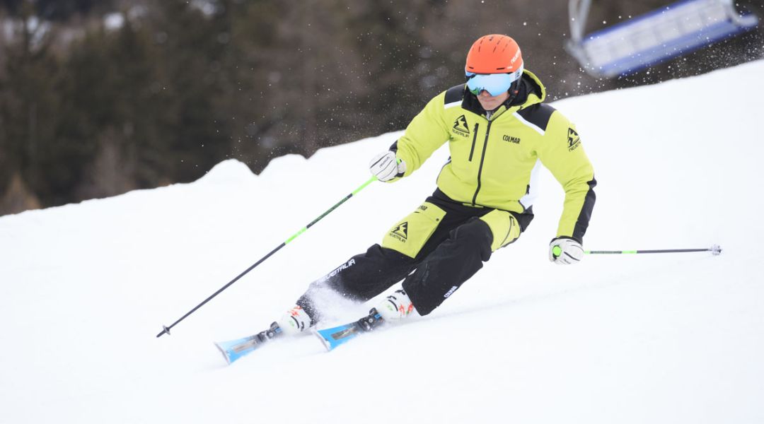 Claudio Gilardini al test di Atomic Redster X9S Revoshock S (2025)