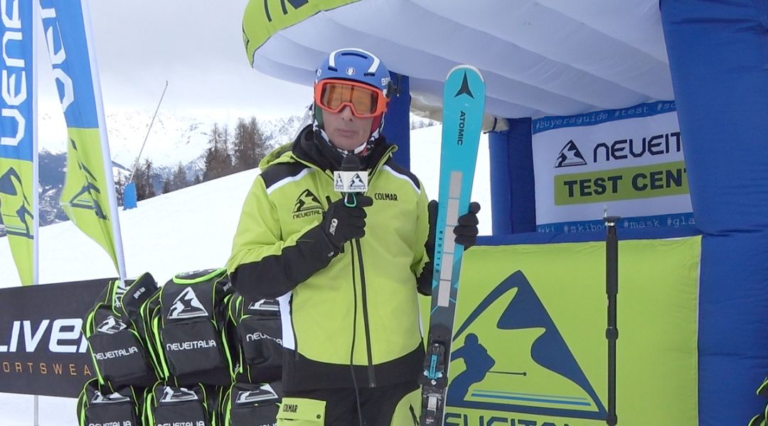 Giancarlo Bovio al test di Atomic Redster X9S Revoshock S (2025)