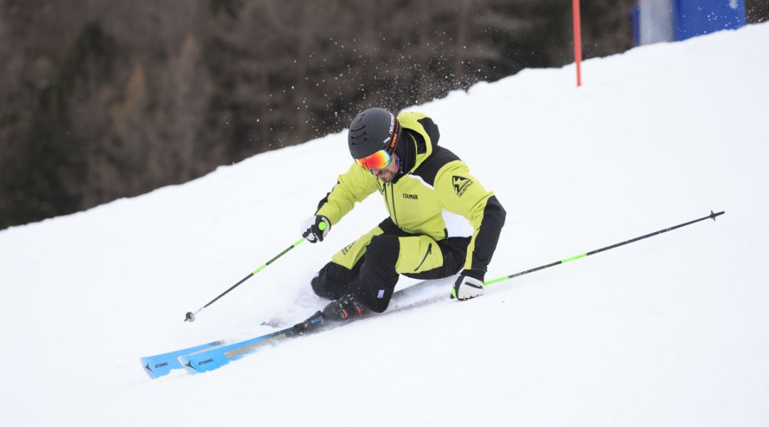 Giordano Magri al test di Atomic Redster X9S Revoshock S (2025)